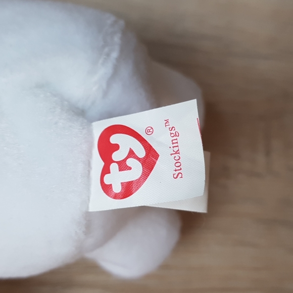 TY Original Beanie Babies "Stockings" 2009 Snowman with Hat & Stocking - Picture 5 of 5